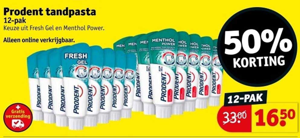 Prodent tandpasta 12-pak