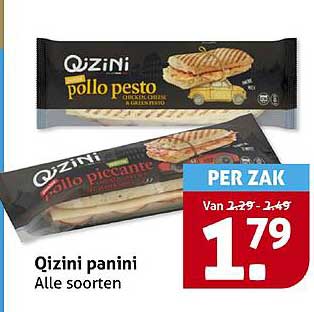 Qizini panini Alle soorten
