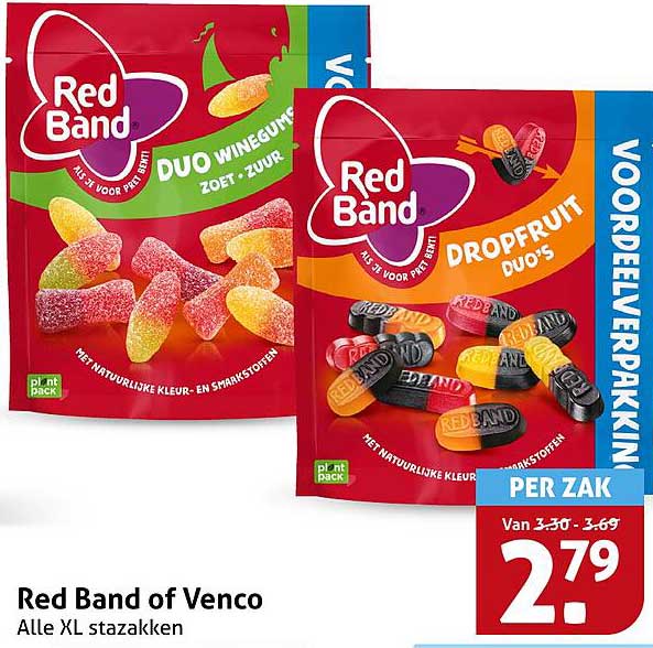 Red Band of Venco Alle XL stazakken