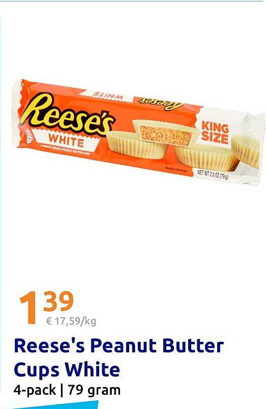 Reese's Peanut Butter Cups White 4-pack | 79 gram