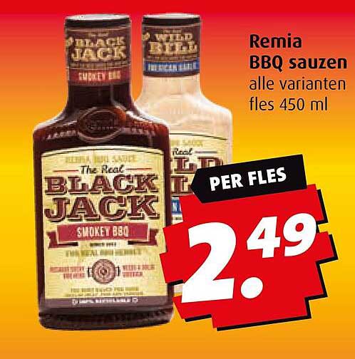 Remia BBQ sauzen alle varianten fles 450 ml