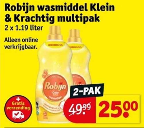 Robijn wasmiddel Klein & Krachtig multipak