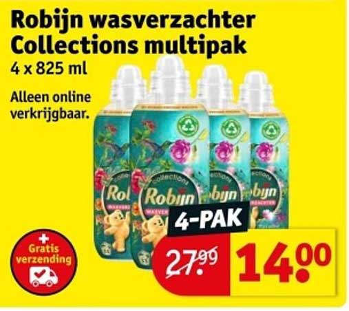 Robijn wasverzachter Collections multipak 4 x 825 ml