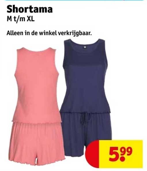 Shortama M t/m XL