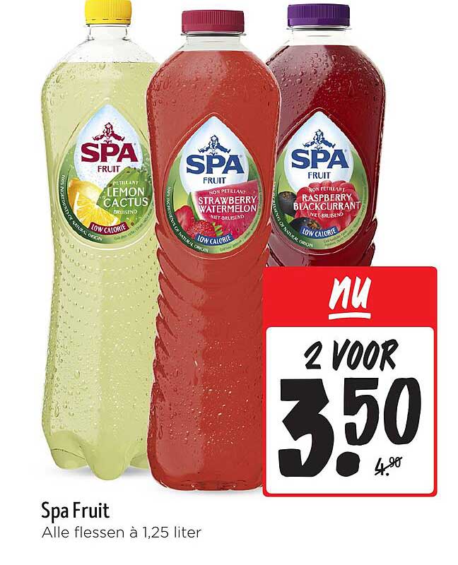 Spa Fruit 2 voor 3,50