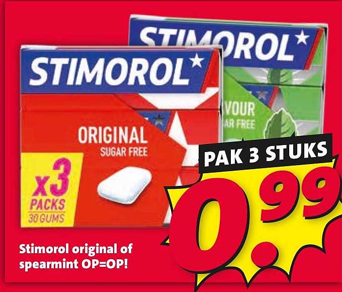 Stimorol original of spearmint OP=OP!