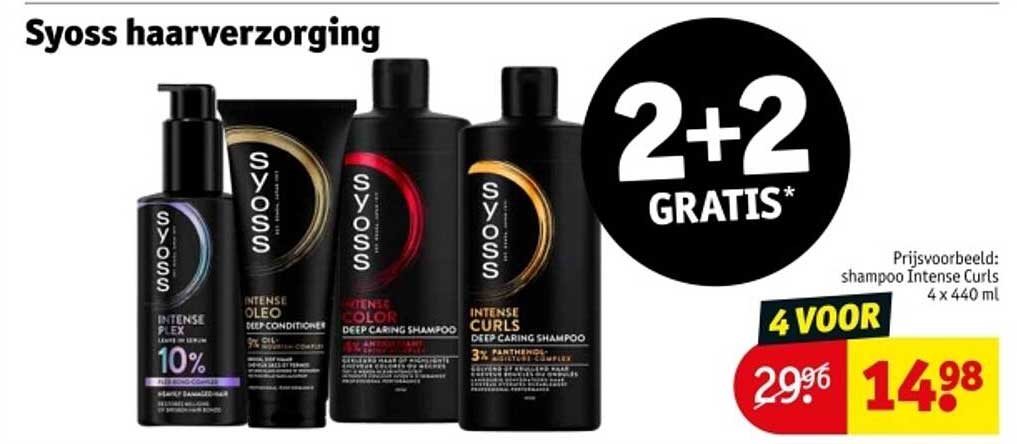 Syoss haarverzorging 2+2 GRATIS