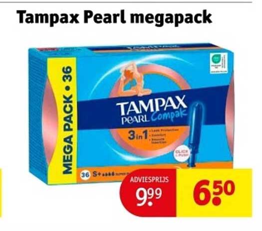 Tampax Pearl megapack