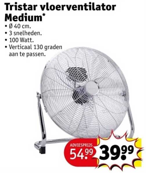 Tristar vloerventilator Medium