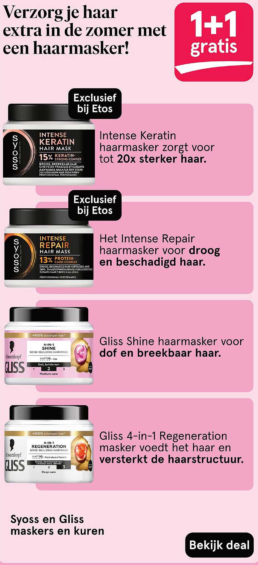 Verzorg je haar extra in de zomer met een haarmasker!