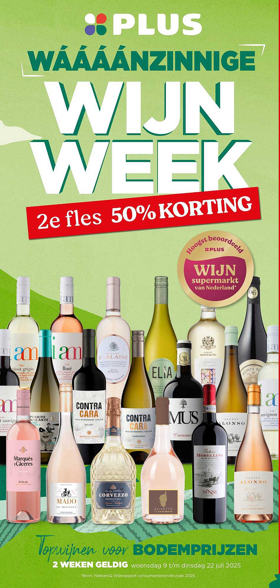 WÁÁÁÁÁNZINNIGE WIJN WEEK - 2e fles 50% KORTING