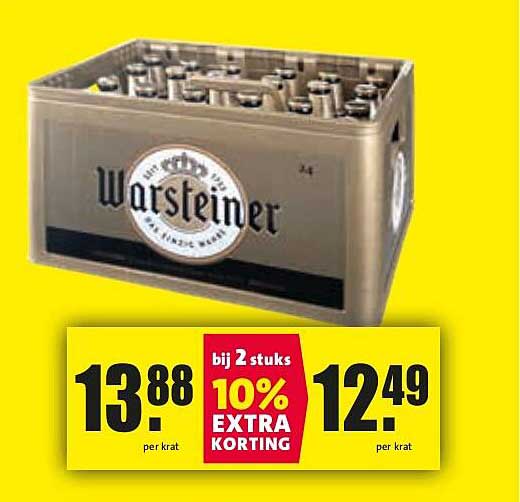Warsteiner Bier Krat
