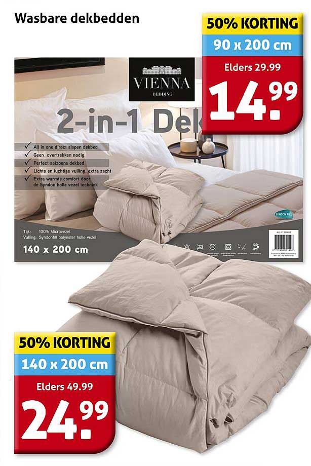 Wasbare dekbedden