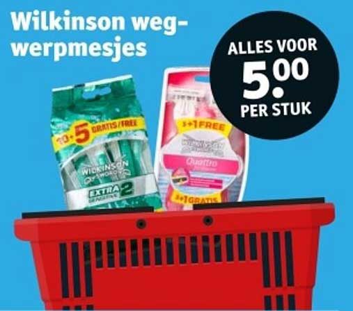 Wilkinson wegwerpmessen