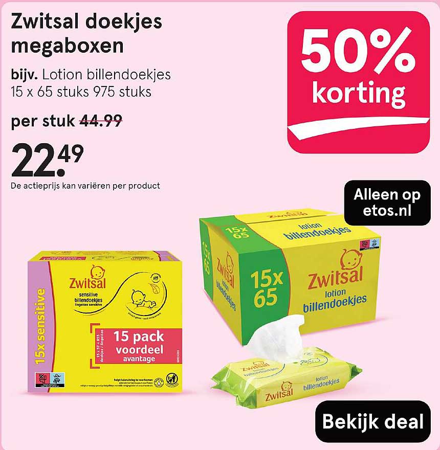 Zwitsal doekjes megaboxen