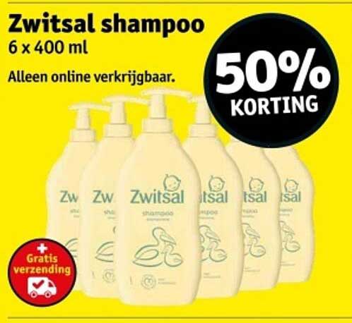 Zwitsal shampoo 6 x 400 ml