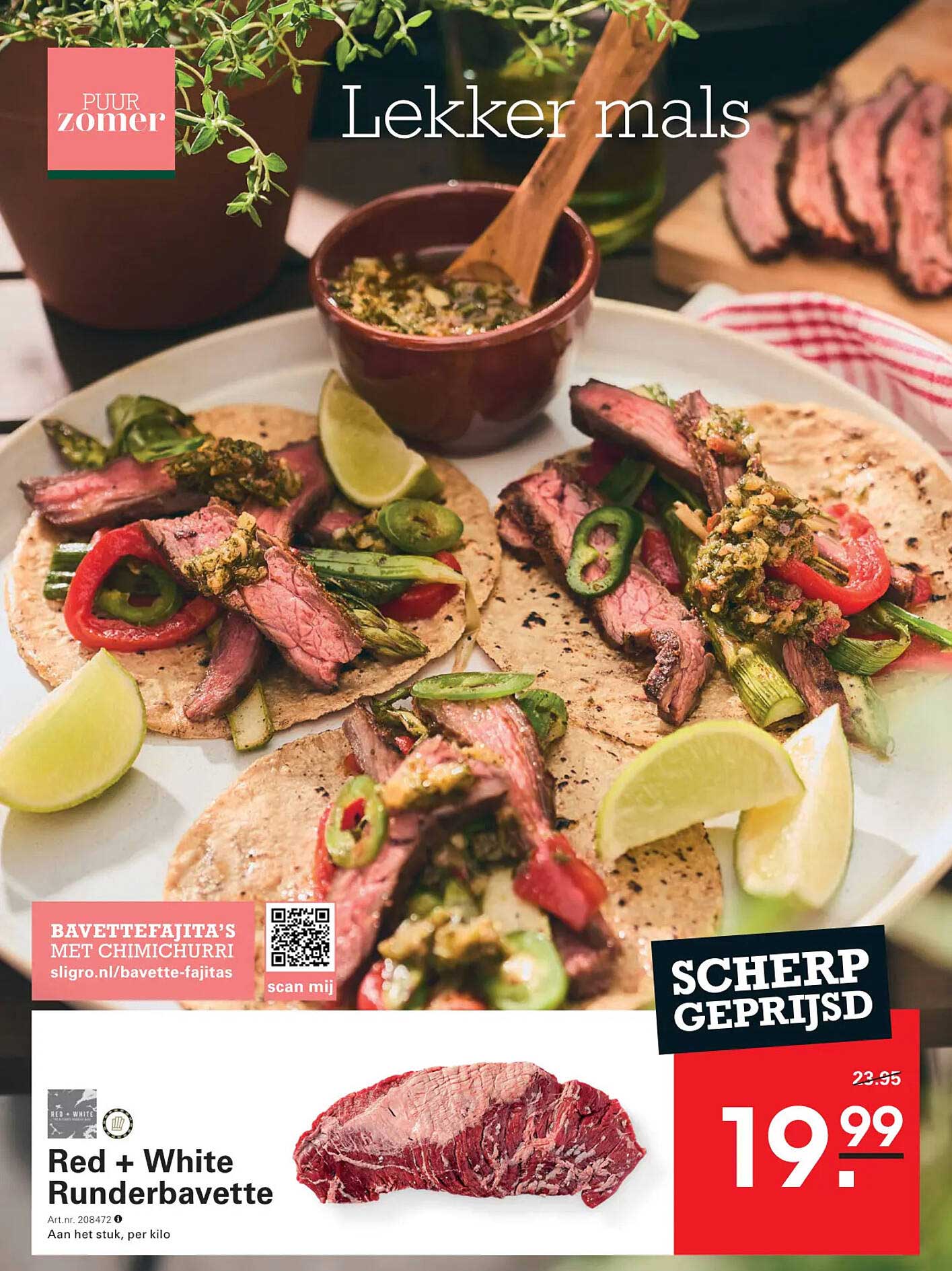 Bavettefajita's met Chimichurri