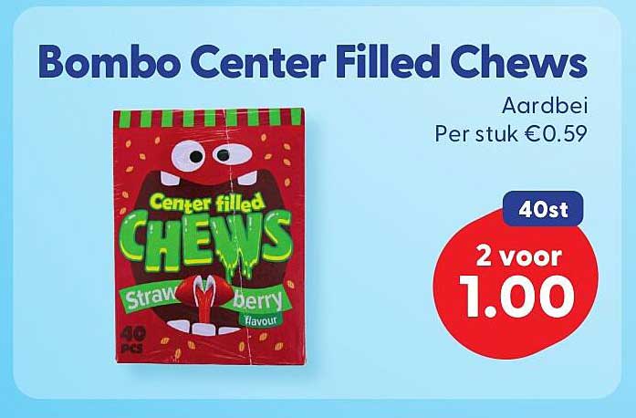 Bombo Center Filled Chews