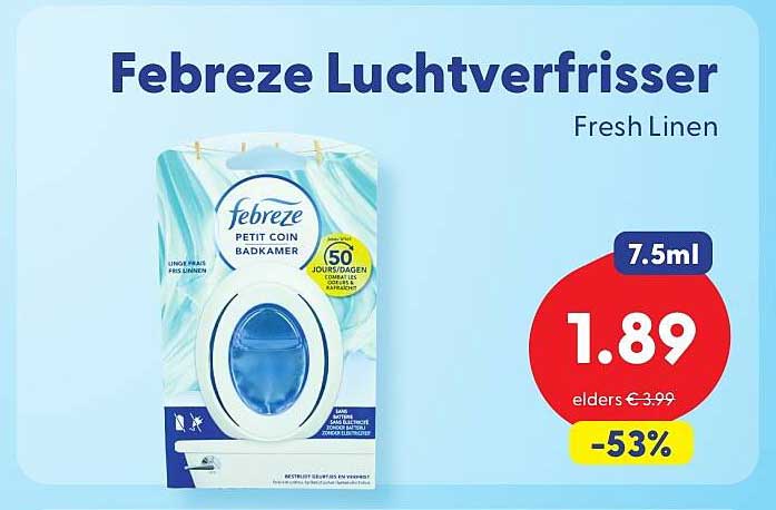Febreze Luchtverfrisser Fresh Linen