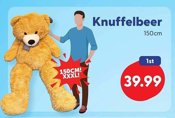 Knuffelbeer 150cm