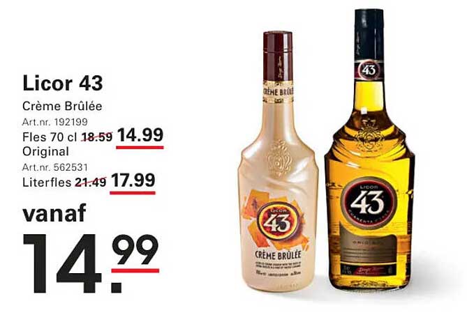 Licor 43 Crème Brulée