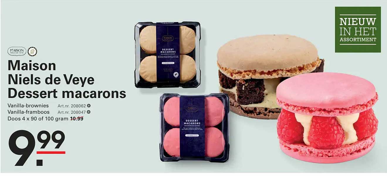 Maison Niels de Veye Dessert macarons