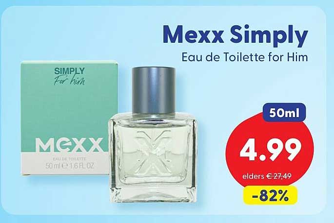 Mexx Simply Eau de Toilette for Him 50ml