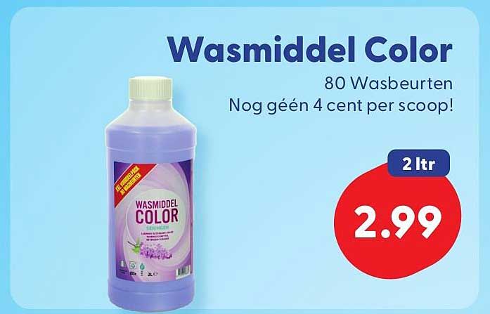 Wasmiddel Color 2 ltr