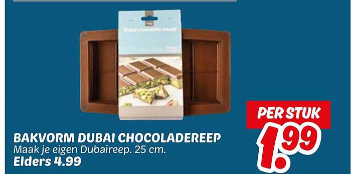 BAKVORM DUBAI CHOCOLADEREEP
