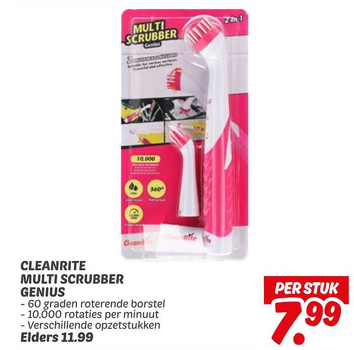 CLEANRITE MULTI SCRUBBER GENIUS