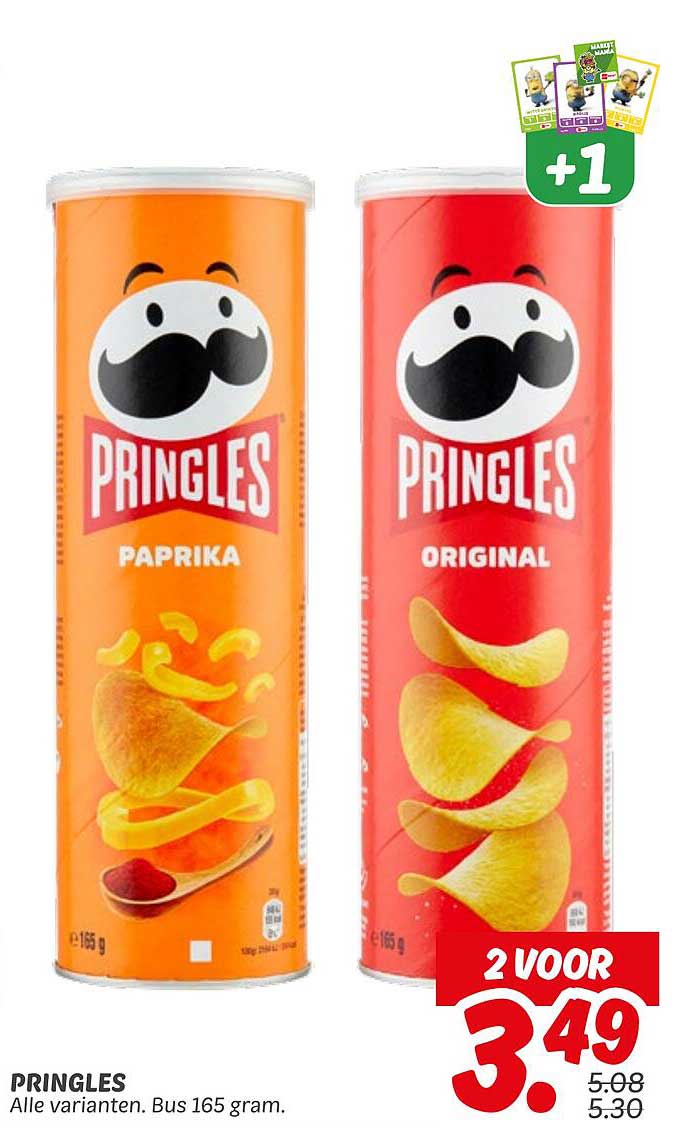PRINGLES - 2 VOOR €3,49