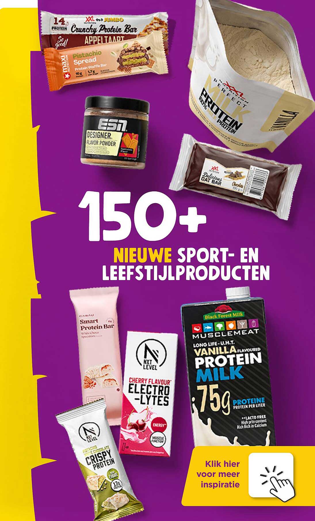 150+ NIEUWE SPORT- EN LEEFSTIJLPRODUCTEN