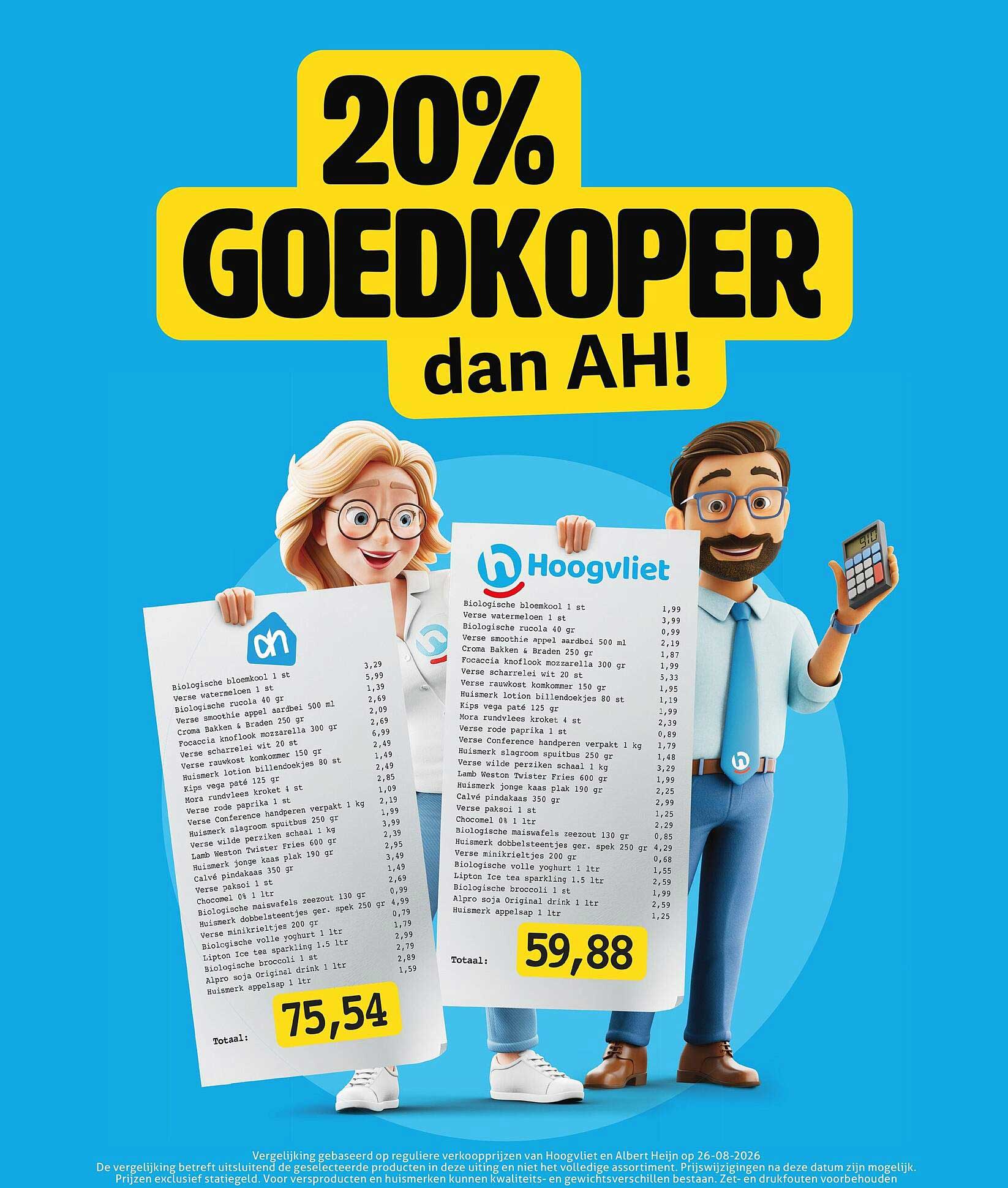 20% GOEDKOPER dan AH!