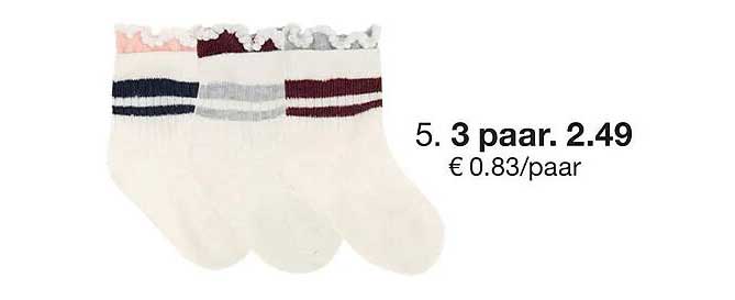 3 paar