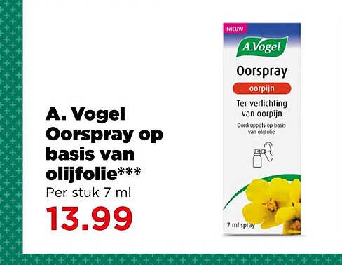 A. Vogel Oorspray op basis van olijfolie***