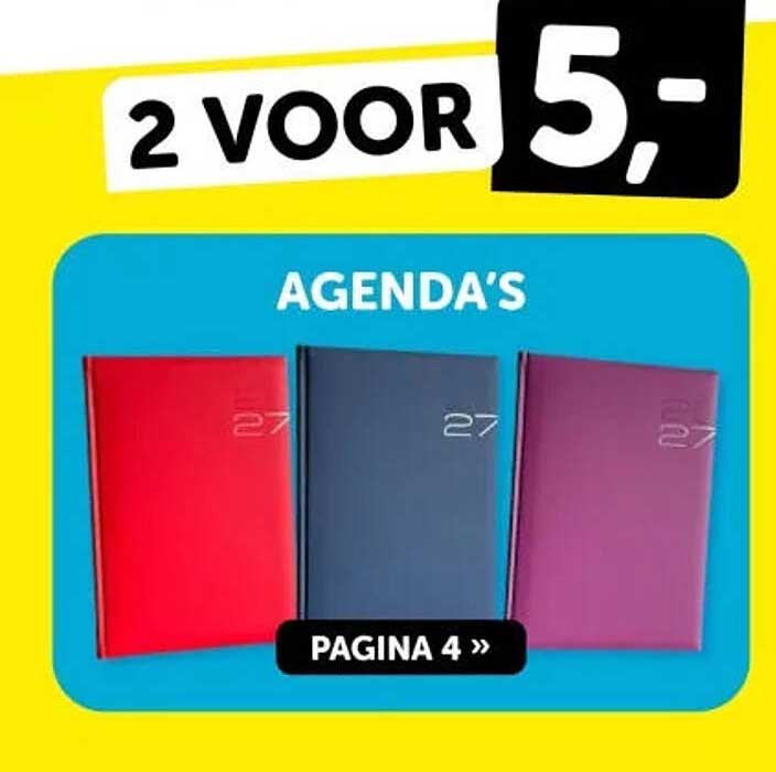 Agenda's 2 voor 5,-
