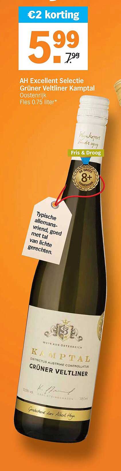 AH Excellent Selectie Grüner Veltliner Kamptal
