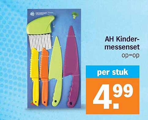 AH Kinder messenset op=op per stuk
