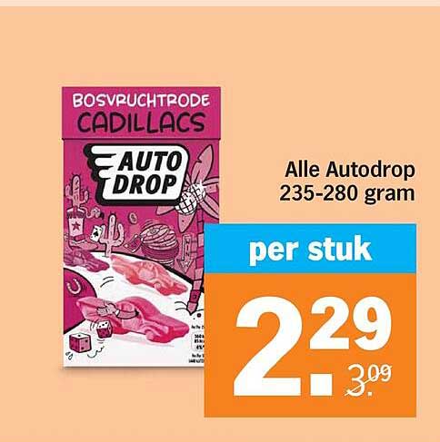 Alle Autodrop 235-280 gram