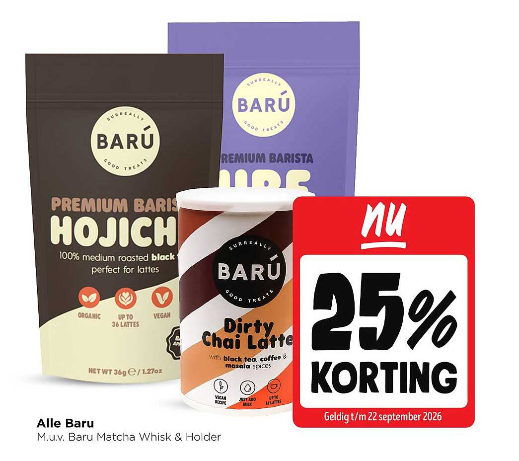 Alle Baru M.u.v. Baru Matcha Whisk & Holder 25% KORTING