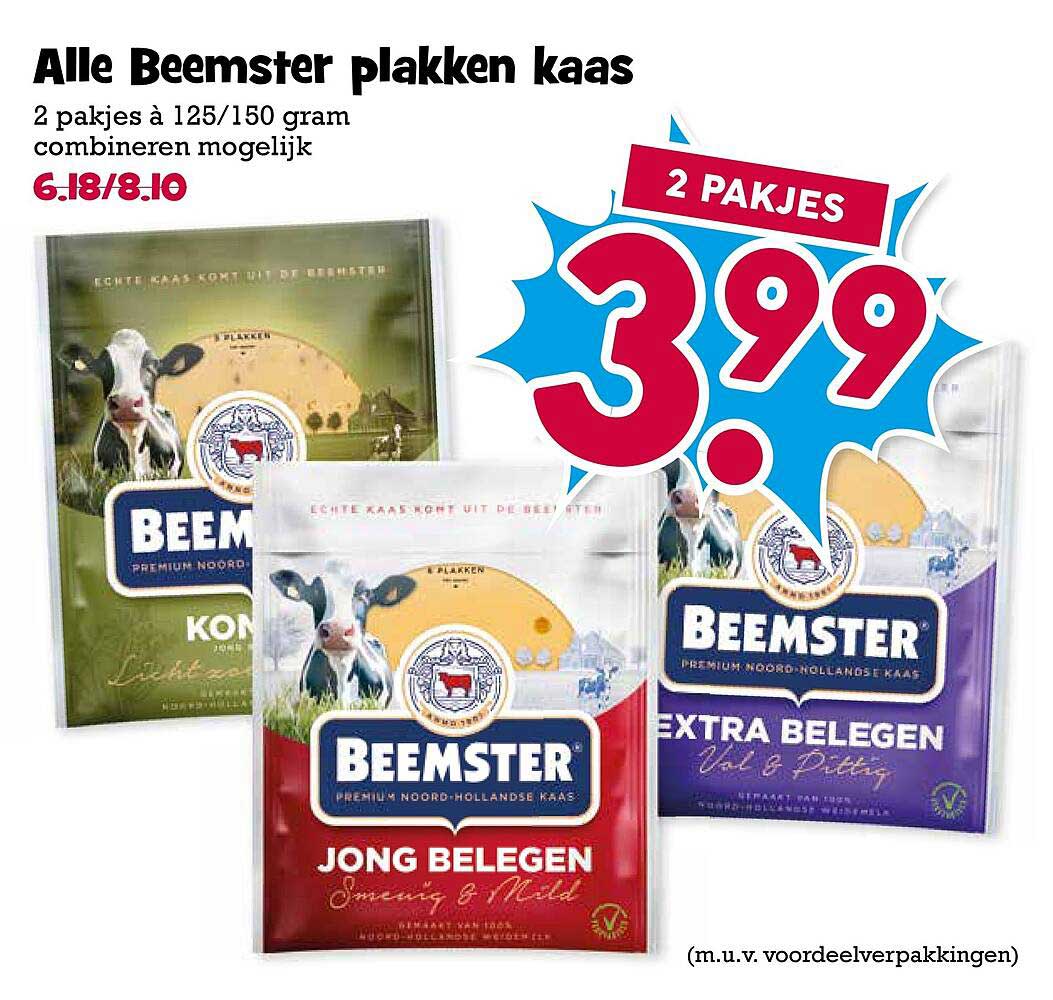 Alle Beemster plakken kaas