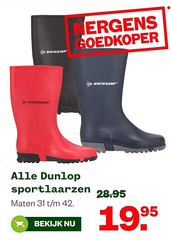 Alle Dunlop sportlaarzen