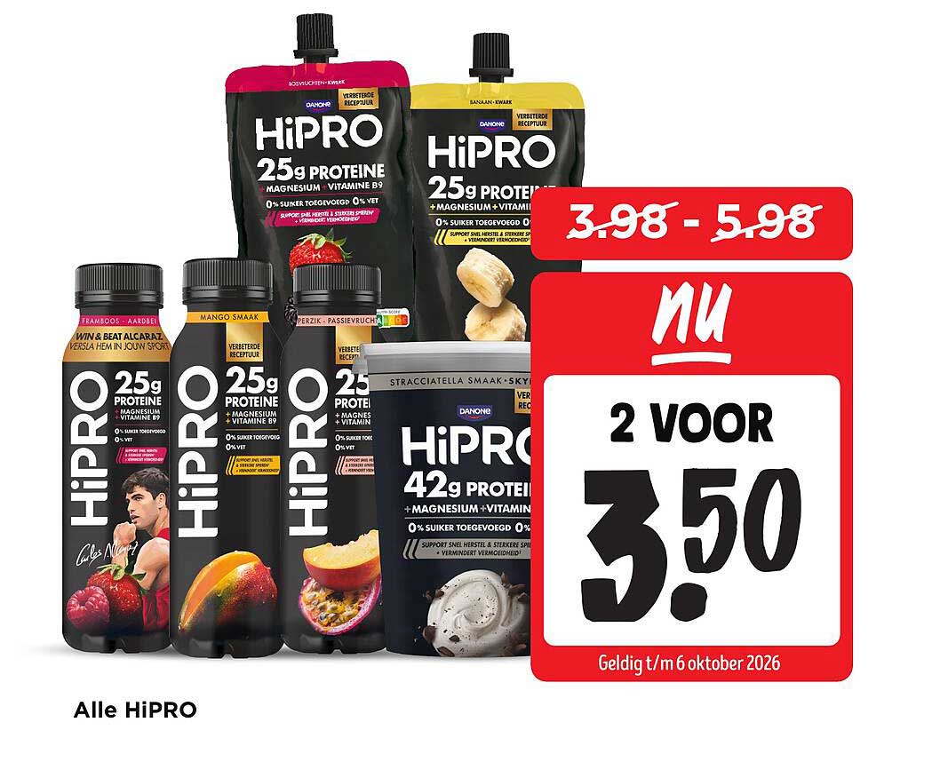 Alle HiPRO 2 voor 3.50