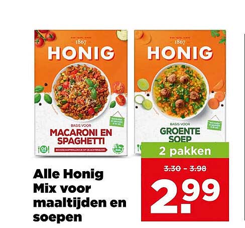 Alle Honig Mix voor maaltijden en soepen