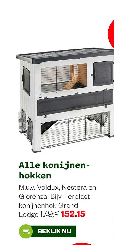 Alle konijnen-hokken