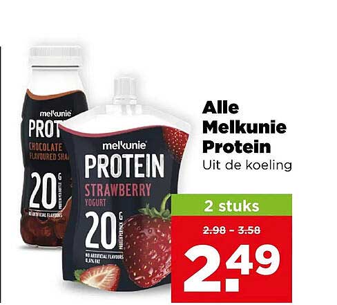 Alle Melkunie Protein Uit de koeling 2 stuks