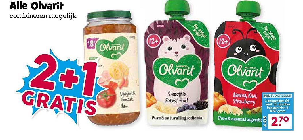 Alle Ovarit combineren mogelijk 2+1 GRATIS