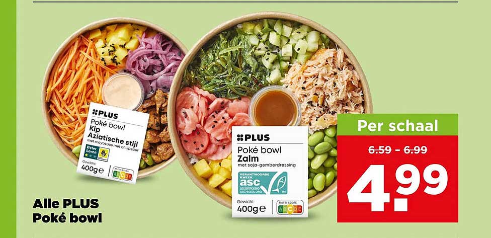 Alle PLUS Poké bowl