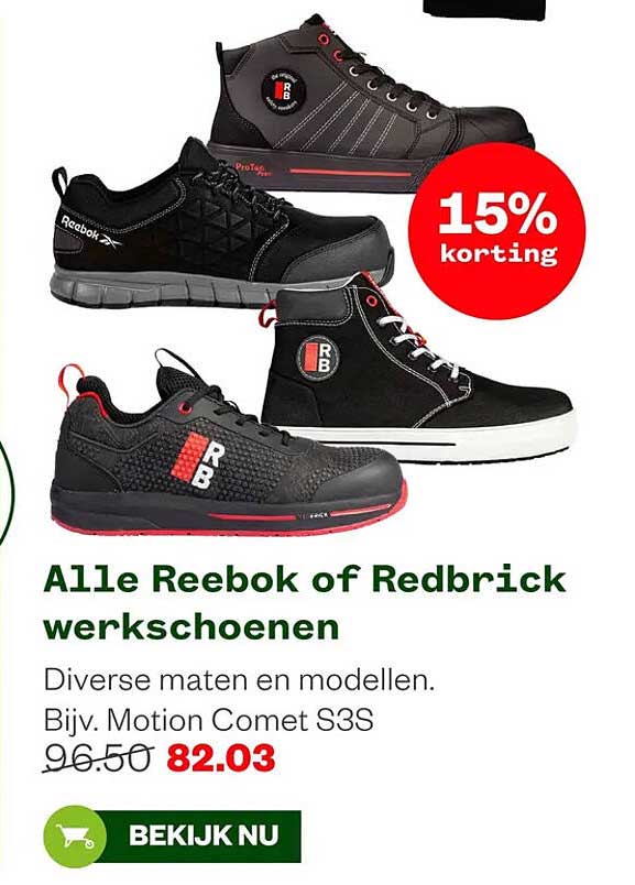 Alle Reebok of Redbrick werkschoenen