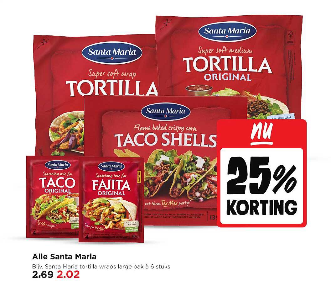 Alle Santa Maria 25% korting